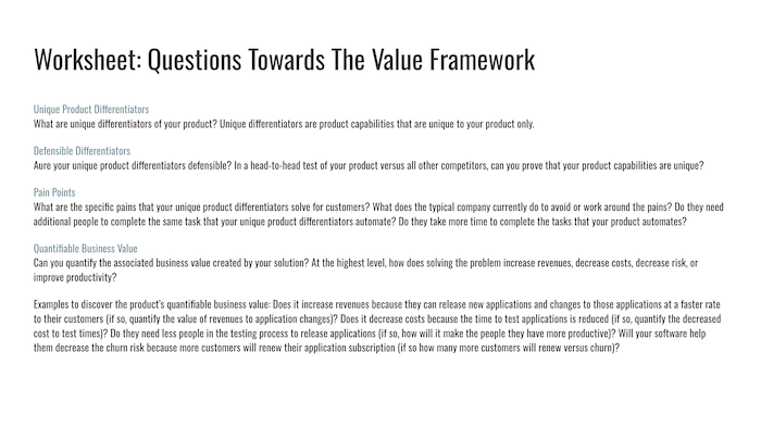 How to Create Your Value Architecture
